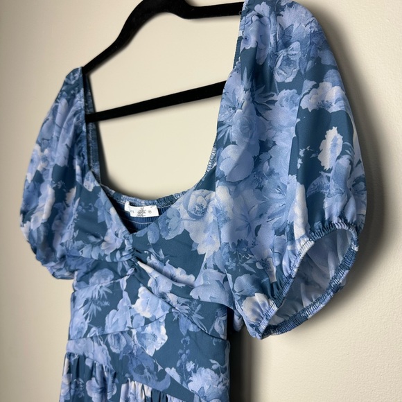 Altar'd State Blue Floral Maxi Dress - Picture 2 of 7